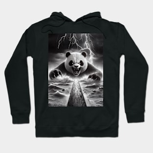 "Pandadoom": Terror at the Stormy Bridge Hoodie